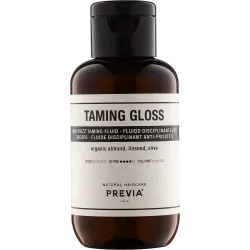 PREVIA Taming Gloss Almond&Linseed Oil Fluid wygładzający z organicznym wyciągiem z migdałów 100ml