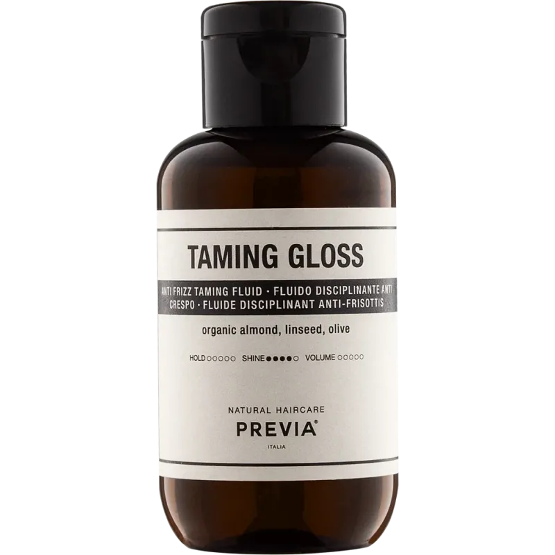 PREVIA Taming Gloss Almond&Linseed Oil Fluid wygładzający z organicznym wyciągiem z migdałów 100ml PREVIA Taming Gloss Almond&Linseed Oil Fluid wygładzający z organicznym wyciągiem z migdałów 100ml
