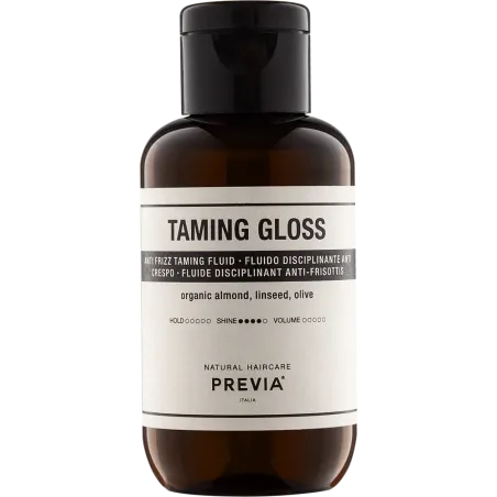 PREVIA Taming Gloss Almond&Linseed Oil Fluid wygładzający z organicznym wyciągiem z migdałów 100ml