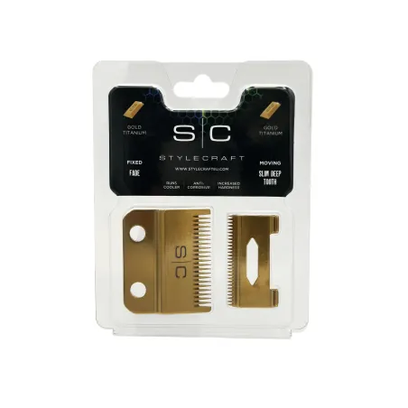 Stylecraft Ostrze Fade Gold + Slim Deep Tooth Gold