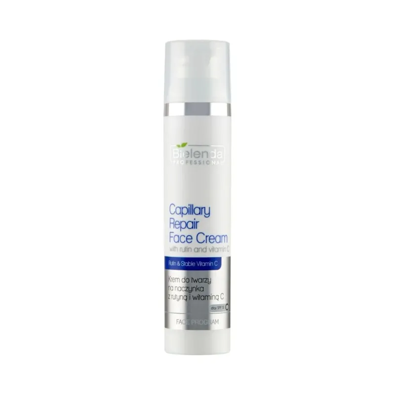 Bielenda Professional Capilary Face Cream Krem do Twarzy na Naczynka z Rutyną i Witaminą C 100ml Bielenda Professional Capilary Face Cream Krem do Twarzy na Naczynka z Rutyną i Witaminą C 100ml