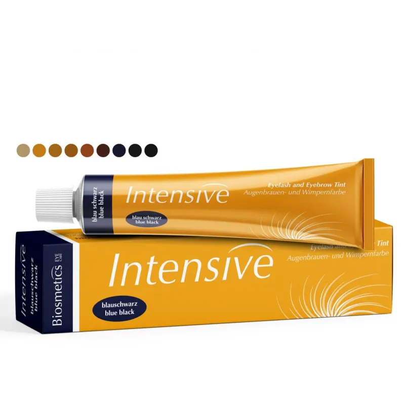 INTENSIVE henna do brwi i rzęs Blue Black 20ml granatowo-czarna INTENSIVE henna do brwi i rzęs Blue Black 20ml granatowo-czarna