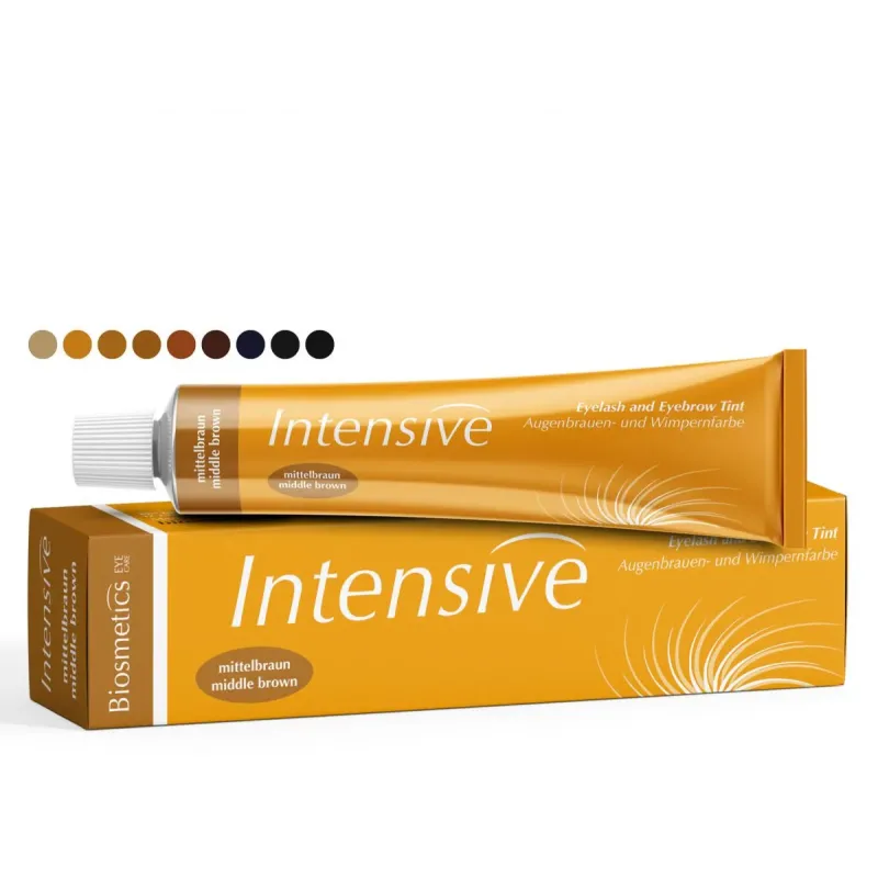INTENSIVE henna do brwi i rzęs Middle Brown 20ml średni brąz