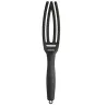 Olivia Garden Fingerbrush Combo Full Black Small, Szczotka do Rozplątywania Włosów z Włosiem Dzika