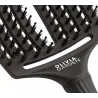 Olivia Garden Fingerbrush Care Iconic Boar&Nylon Full Black L, Szczotka do Rozczesywania Włosów, Włosie Dzika, Duża