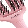 Olivia Garden Szczotka FingerBrush Combo Medium Soft Pink do rozczesywania włosów Amazonki Róż po zdrowie