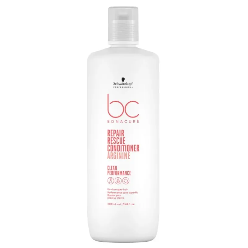 Schwarzkopf Bc Repair Rescue Conditioner Arginine Odżywka Ułatwiająca Rozczesywanie Włosów Zniszczonych 1000ml