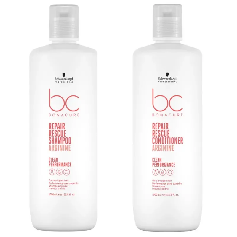 Schwarzkopf BC Repair zestaw szampon 1l + odżywka 1l