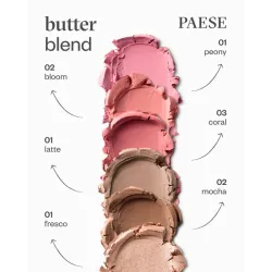BUTTER BLEND Masełkowy rozświetlacz do twarzy w sticku 01 Fresco 6g