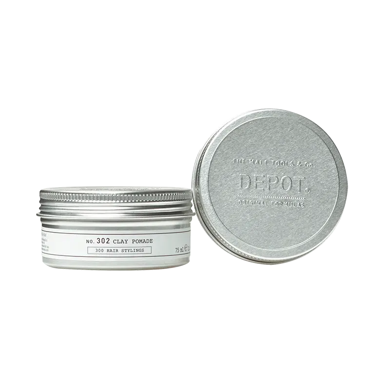 Depot No. 302 Clay Pomade, Glinka, Pomada Matująca Włosy, Wzmacnia i Dodaje Objętości, 75ml Depot No. 302 Clay Pomade, Glinka, Pomada Matująca Włosy, Wzmacnia i Dodaje Objętości, 75ml