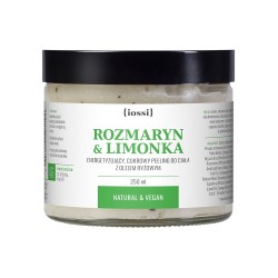 Iossi Rozmaryn i Limonka, cukrowy peeling do ciała, 250ml