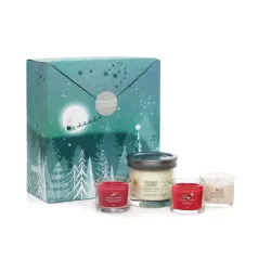 Zestaw prezentowy Bright Lights - Yankee Candle - 3 x świeca mini + tumbler
