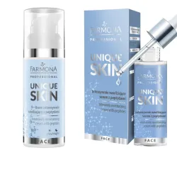 Farmona Professional UNIQUE SKIN z peptydami Zestaw nawilżający Krem + Serum