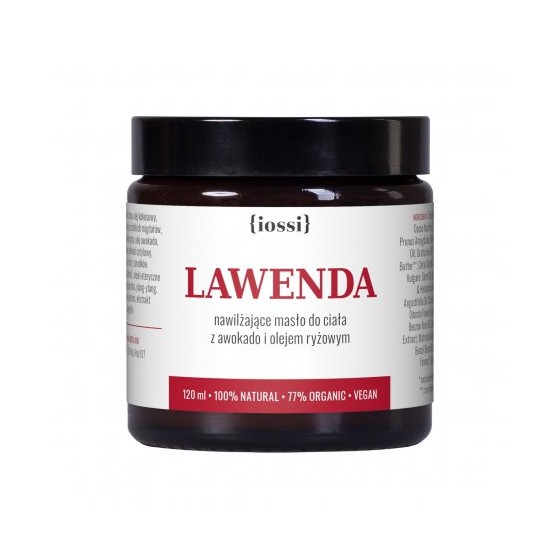 Iossi Lawenda, nawilżające masło do ciała, 120ml