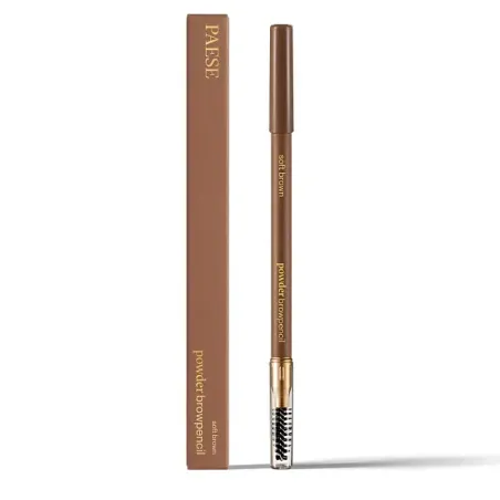 Paese, Powder Browpencil, Pudrowa kredka do brwi, Soft Brown, 1,19g