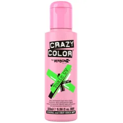 CRAZY COLOR Krem do koloryzacji włosów No 79 Toxic UV/neonowo zielony 100ml