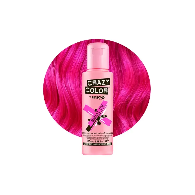 CRAZY COLOR Krem do koloryzacji włosów No 78 Rebel UV 100ml CRAZY COLOR Krem do koloryzacji włosów No 78 Rebel UV 100ml