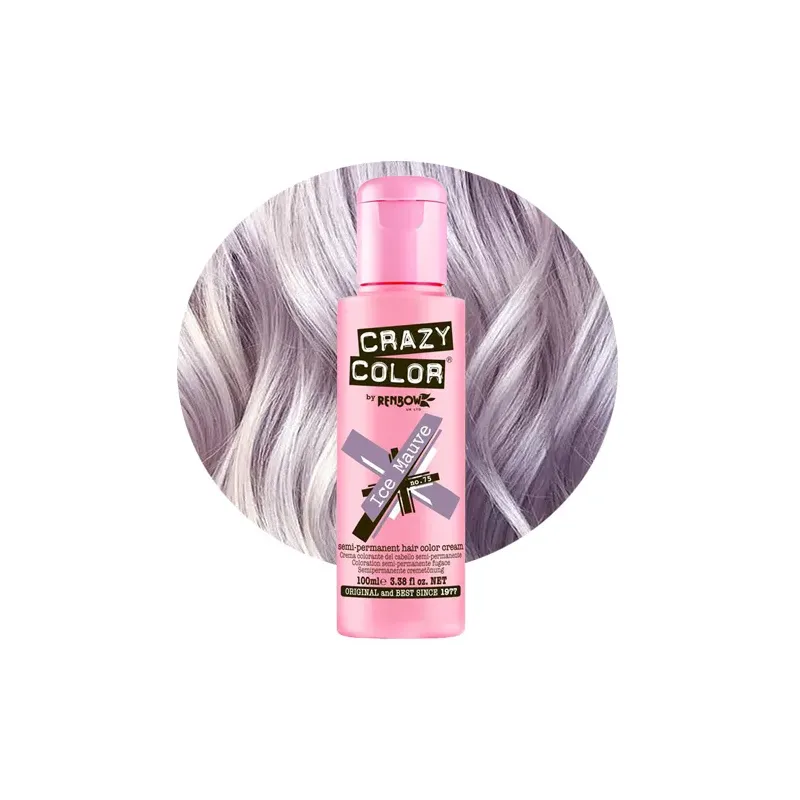 CRAZY COLOR Krem do koloryzacji włosów No 75 Ice Mauve/lodowy fiolet 100ml CRAZY COLOR Krem do koloryzacji włosów No 75 Ice Mauve/lodowy fiolet 100ml