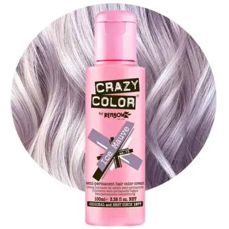 CRAZY COLOR Krem do koloryzacji włosów No 75 Ice Mauve/lodowy fiolet  100ml
