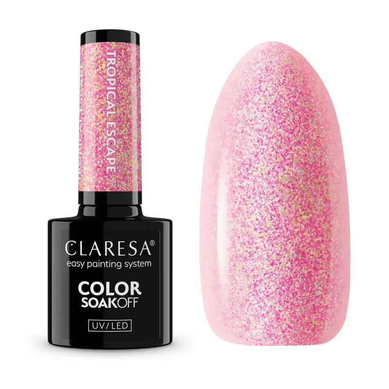 Claresa Lakier hybrydowy Tropical Escape 7 5g Claresa Lakier hybrydowy Tropical Escape 7 5g