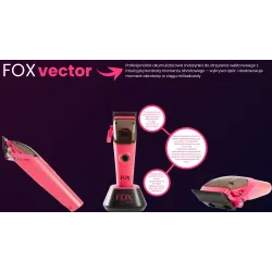 FOX VECTOR PROFESJONALNA MASZYNKA BEZPRZEWODOWA DO STRZYŻENIA WŁOSÓW