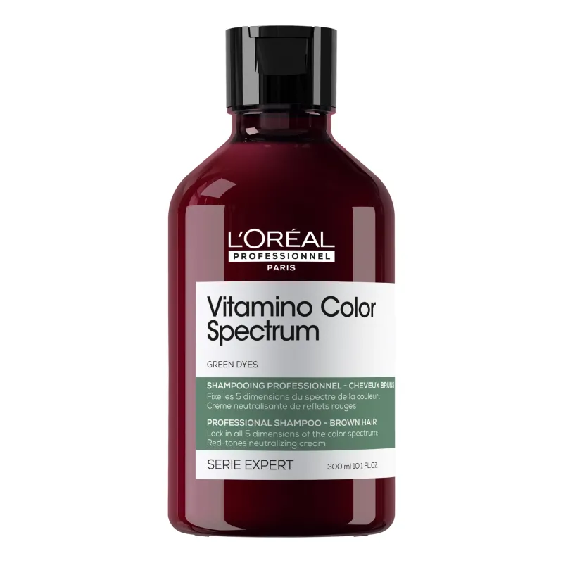 Loreal Vitamino Color Spectrum, Zielony Szampon do Włosów Farbowanych, 300ml Loreal Vitamino Color Spectrum, Zielony Szampon do Włosów Farbowanych, 300ml
