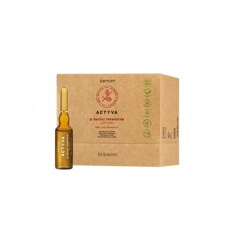 Kemon Actyva P Factor Intensive Lotion Preparat Zapobiegający Wypadaniu Włosów U Kobiet 12x6ml Kemon Actyva P Factor Intensive Lotion Preparat Zapobiegający Wypadaniu Włosów U Kobiet 12x6ml