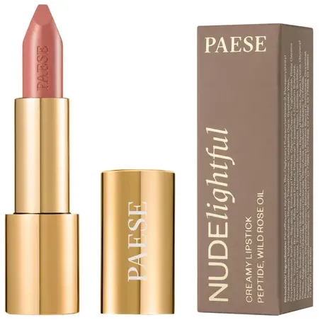 Paese NUDElightful Kremowa pomadka z peptydami do ust - 403 Peach Pie 4,5g
