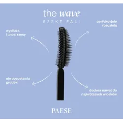PAESE Tusz do rzęs o przedłużonej trwałości The Wave 10 ml