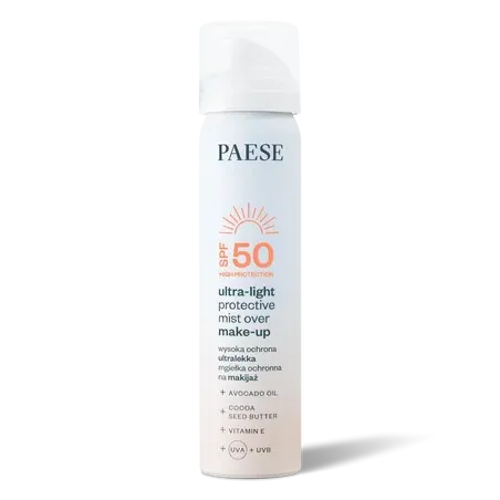 PAESE Ultralekka mgiełka ochronna na makijaż SPF50 75ml