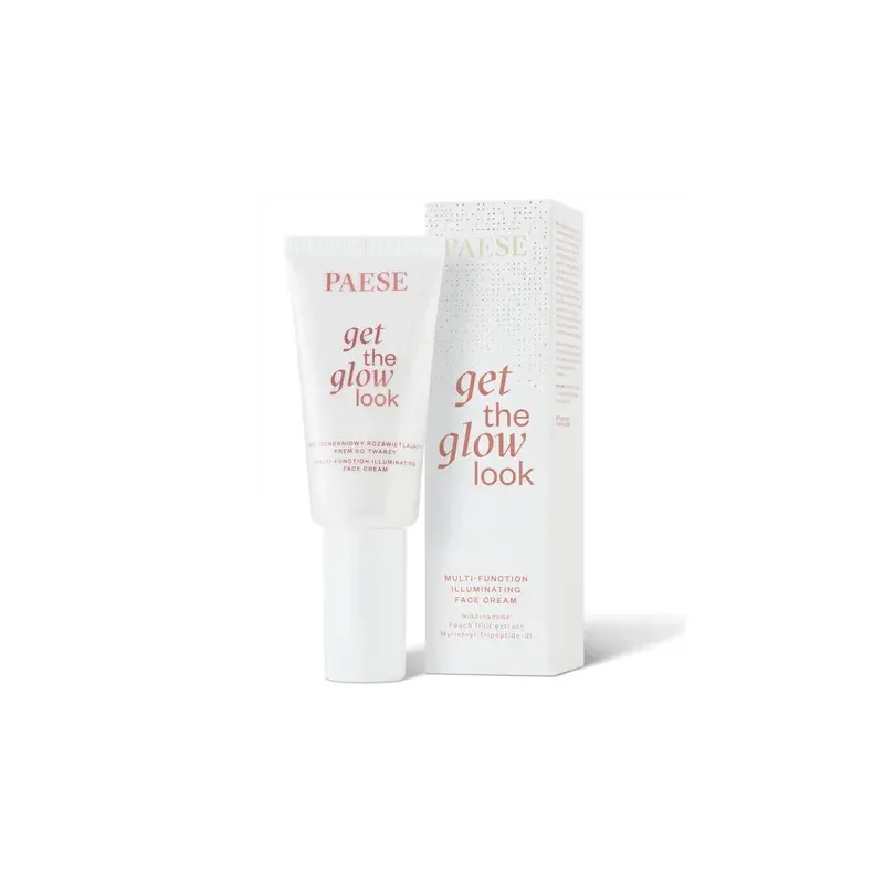 PAESE GET THE GLOW LOOK wielozadaniowy rozświetlający krem do twarzy 30ml PAESE GET THE GLOW LOOK wielozadaniowy rozświetlający krem do twarzy 30ml