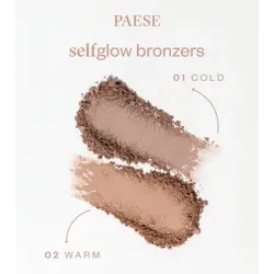 PAESE SELFGLOW bronzer prasowany 02 WARM 10g