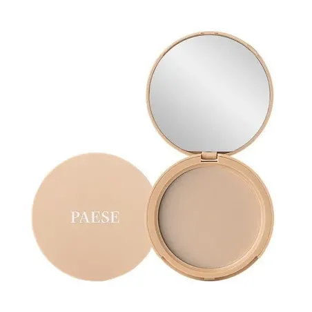 PAESE Półtransparentny puder matujący 1A WARM BEIGE 9 g