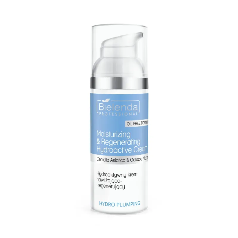 Bielenda Hydro Plumping Hydroaktywny Krem Nawilżająco - Regenerujący do Twarzy, 50ml Bielenda Hydro Plumping Hydroaktywny Krem Nawilżająco - Regenerujący do Twarzy, 50ml