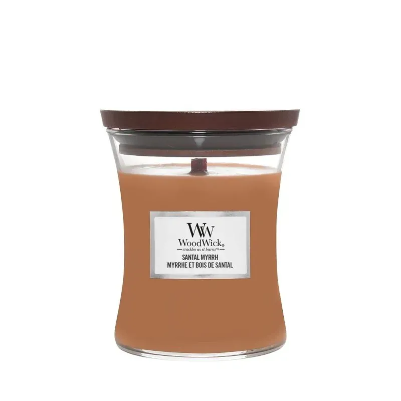 WoodWick Santal Myrrh Średnia Świeca 275g WoodWick Santal Myrrh Średnia Świeca 275g