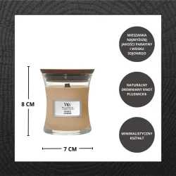 WoodWick Cashmere Średnia Świeca 275g