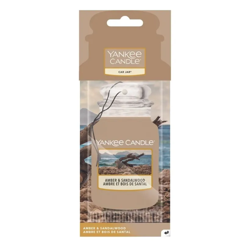 Yankee Candle Amber & Sandalwood Car Jar Zapach do Auta Yankee Candle Amber & Sandalwood Car Jar Zapach do Auta