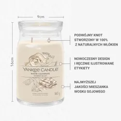 Yankee Candle Warm Cashmere Signature Duża Świeca 567g