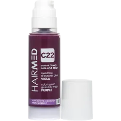HAIRMED – C22 COLORING & GLOSS HAIR MASK – PURPLE – Maska koloryzująca – FIOLETOWY 150 ml