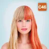 HAIRMED - C46 COLORING & GLOSS HAIR MASK - COPPER RED - Maska koloryzująca - MIEDZIANA CZERWIEŃ 150 ml