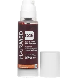 HAIRMED - C46 COLORING & GLOSS HAIR MASK - COPPER RED - Maska koloryzująca - MIEDZIANA CZERWIEŃ 150 ml
