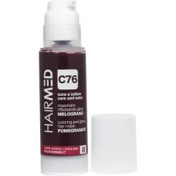 HAIRMED - C76 COLORING & GLOSS HAIR MASK - POMEGRANATE - Maska koloryzująca - GRANAT 150 ml