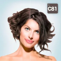 HAIRMED – C81 COLORING & GLOSS HAIR MASK – ICE COFFEE – Maska koloryzująca – ZIMNA KAWA 150 ml