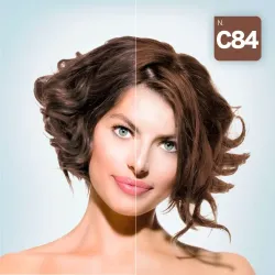 HAIRMED - C84 COLORING & GLOSS HAIR MASK - CHOCOLATE - Maska koloryzująca - CZEKOLADA 150 ml