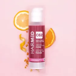 HAIRMED - C62 COLORING & GLOSS HAIR MASK - FUCHSIA - Maska koloryzująca - FUKSJA 150 ml