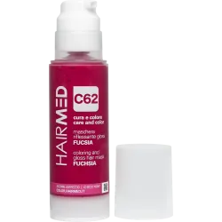 HAIRMED - C62 COLORING & GLOSS HAIR MASK - FUCHSIA - Maska koloryzująca - FUKSJA 150 ml