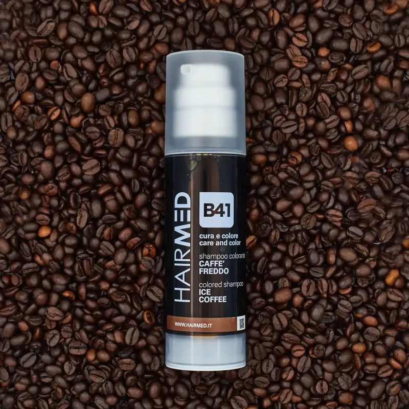 HAIRMED – B41 – COLORED SHAMPOO – ICE COFFEE – Szampon koloryzujący – ZIMNA KAWA 150 ml HAIRMED – B41 – COLORED SHAMPOO – ICE COFFEE – Szampon koloryzujący – ZIMNA KAWA 150 ml