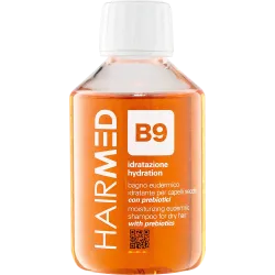HAIRMED – B9 HYDRATION MOISTURAZING EUDERMIC SHAMPOO – Eudermiczny szampon nawilżający do włosów suchych 200 ml