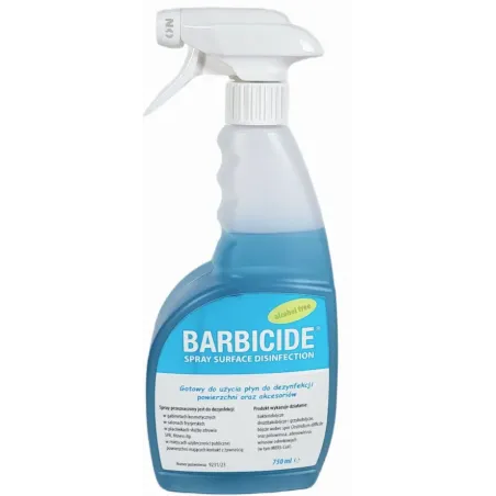 BARBICIDE - PŁYN W SPRAYU DO DEZYNFEKCJI SPRZĘTU I POWIERZCHNI, 750 ML