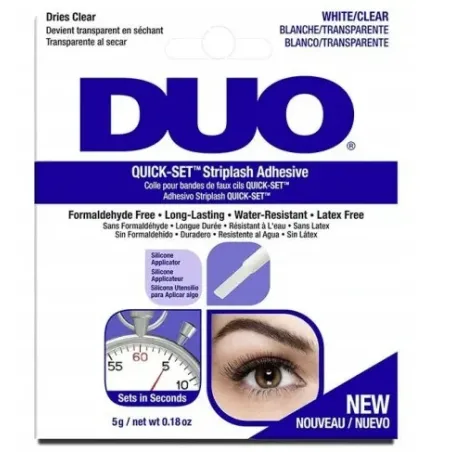 Ardell DUO Quick-Set Klej do Sztucznych Rzęs White Clear 5 g